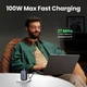 Зарядное устройство 100W Ugreen X756 Nexode X с 3 портами GaN Fast Charger совместимо с iPhone 17 Pro Max, Air 16, 15, 14, 13, 12 Plus, Pixel 9, 8 Pro 7a, Galaxy S25, S24, S23 Ultra, A56, A16, A06, iPad, MacBook Air Black (35038) - изображение 3