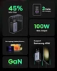 Зарядное устройство 100W Ugreen X756 Nexode X с 3 портами GaN Fast Charger совместимо с iPhone 17 Pro Max, Air 16, 15, 14, 13, 12 Plus, Pixel 9, 8 Pro 7a, Galaxy S25, S24, S23 Ultra, A56, A16, A06, iPad, MacBook Air Black (35038) - изображение 7