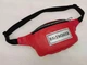 Сумка бананка поясная BALENCIAGA женская красная (kno-186-4) - изображение 6