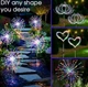 Світлодіодний світильник у сад "Салют" на сонячній панелі, RGB, 60 LED. 7 режимів - зображення 6