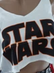 Жіноча атласна піжама Star Wars топ на бретелях та яскраві шорти з коміксами M/L Різнобарвний (20164) - изображение 4