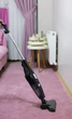 Вертикальный пылесос Floria ZLN8191 800 Вт, HEPA фильтр, кабель 5 м, сухая уборка, 0.6 л, черный - изображение 2