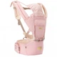 Многопозиционная сумка-переноска Hip Seat слинг со съемным сиденьем Leshu 3 в 1 BC-318 Pink - изображение 3