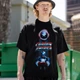 Футболка LOYS унисекс Marvel (Captain America) черный XXL - изображение 1