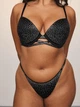 Комплект белья Victoria’s Secret Bombshell Push-Up с кристаллами размер 34B-S - изображение 1