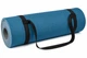 Килимок туристичний Rocktrail 180×55×1.2 см, каремат двошаровий, пінополіетилен, легкий, з ременем, синій - зображення 2
