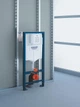 Інсталяція для унітазу Grohe Rapid SL 39449000 із панеллю змиву Skate Cosmopolitan 38732P00 матовий хром - зображення 10