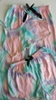 Жіноча піжама-трійка Pastel Tie-Dye акварельний топ шорти та штани L Рожевий (2023) - зображення 7
