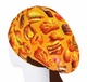 Медицинская шапочка женская HeadwearUniverse универсальная принт Чизбургер картошка фри - изображение 2