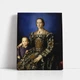 Інтер'єрна картина Портрет Елеонори Толедської, Бронзіно, Bronzino, Portrait of Eleonora di Toledo, 37×30 см (id6964) - зображення 1