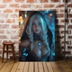 Інтер'єрна картина Кіберпанк-тян, AI-girl, 60×43 см (id6932) - зображення 1
