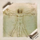 Постер Витрувианский человек, Леонардо да Винчи, Leonardo da Vinci, Vitruvian Man, A3 42×30 см (id6952) - изображение 4