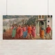 Постер Чудо с динарием, Мазаччо, Masaccio, The Tribute Money, A3 21×42 см (id6975) - изображение 1