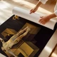 Постер Гиперкубическое тело, Сальвадор Дали, Salvador Dalí, Corpus Hypercubus, абстракционизм, A3 42×28 см (id6996) - изображение 3