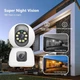 Wi-Fi IP-камера 2 Мп, двойной объектив, 1080p, ночное видение, двусторонняя связь - изображение 9
