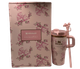 Термос термочашка Stanley Quencher H2.0 Tumbler з нержавіючої сталі 0,59 л LoveShackFancy Floral Ribbon Pink KT6007864 - зображення 1