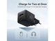 Сітчастий зарядний пристрій BASEUS Palm Fast Charger 30W Cluster Black Mini USB-C to USB-C cable (P1011160A113-01) - зображення 8