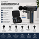 Перкусійний масажер MEDICA+ MassHand Pro 5.0 масажний пістолет для тіла, мʼязів, спини (Japan) - зображення 1