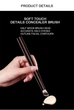 Кисть профессиональная для консилера Seamless Concealer Brush №19 LUX - изображение 2