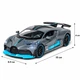 Машинка Bugatti Divo моделька игрушка металлическая коллекционная детская 15 см Серый (1597988) - изображение 2