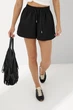 Трикотажные однотонные шорты Lurex Черный M (33710) - изображение 1