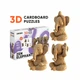 Картонний конструктор "Cartonic 3D Puzzle ZEN ELEPHANTS TRIO" - зображення 1