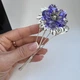 Фигурка со стразами Swarovski Цветок 11 см 1601924 - изображение 2