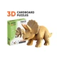 Картонний конструктор "Cartonic Collectible TRICERATOPS" - зображення 1