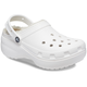 Зимові сабо на високій платформі Crocs Classic Platform Lined Clog 38-39 р 24.3-24.8 см Білі 207938 M6/W8 White - зображення 2