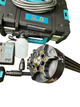 Безщіткова акумуляторна мийка високого тиску Krafftec Germany PRO (48V 8Ah 45 Бар) Ручна автомийка + 2 АКБ та насадки (57447) - изображение 6