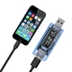 Тестер USB Keweisi KWS-V20, мультиметр амперметр вольтметр, USB-A, для вимірювань - зображення 3