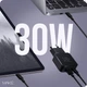 Сетевое зарядное устройство Make 30W GaN3 Ultra Slim Type-C PD3.0 + USB QC4.0 Black (MCW-3022GBK) - изображение 2