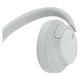 Наушники Over-ear Sony WH-CH720N BT 5.2, ANC, SBC, AAC, Wireless, Mic, Белый - зображення 6