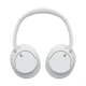 Наушники Over-ear Sony WH-CH720N BT 5.2, ANC, SBC, AAC, Wireless, Mic, Белый - зображення 7