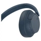 Наушники Over-ear Sony WH-CH720N BT 5.2, ANC, SBC, AAC, Wireless, Mic, Синий - изображение 8
