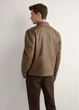 OCHNIK Чоловіча шкіряна куртка KURMS-0400-1H XXL коричнева - зображення 2