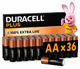 Батарейка LR6 Duracell Plus (36 штук) Бельгия, АА, щелочная пальчиковая 1,5V - изображение 1