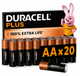 Батарейка LR6 Duracell Plus (20 штук) Бельгия, АА, пальчиковая 1,5V - изображение 1