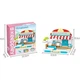 Конструктор Keeppley Sanrio K20809 «Летнее кафе-мороженое Синнаморолла» (Cinnamoroll Summer Coconut Ice Shop) с фигуркой Синнаморолла - изображение 4