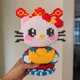 3D-конструктор из микроблоков (наноблоков) Hello Kitty «Бог Богатства» в китайском стиле с золотым слитком Юаньбао - изображение 10