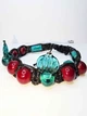 Браслет шамбала " Мелитопольская черешня " ISTA Lampwork Sh 8 - изображение 5