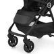 Дитяча прогулянкова коляска-книжка Bambi M 6317 LITE Black алюмінієва рама, ремені безпеки - зображення 3