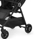 Дитяча прогулянкова коляска-книжка Bambi M 6317 LITE Black алюмінієва рама, ремені безпеки - зображення 4