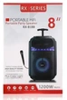 Портативна Bluetooth колонка No Brand RIAS RX-8188 10 Вт Чорний (2104619435) - зображення 5