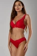 Комплект белья: бюстгальтер push-up и трусики 9362 Balaloum красный 80D/L - изображение 3