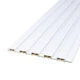 Декоративна стінова рейка Sticker Wall WPC 3000х150х9 мм Білий (SW-00001866) - изображение 2