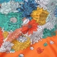 Хустка жіноча LuckyLOOK Бритни 110х110 см Різнокольоровий (007-915) (2000000007915) - изображение 3