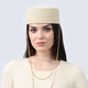 Капелюх таблетка жіночий LuckyLOOK ХАТУМ One Size Бежевий (003-771) - изображение 2