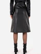 Юбка из искусственной кожи миди осенняя женская Colin's CL1071189BLK 40 Black (8684112401737) - изображение 2