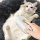 Парова щітка масажер спрей 3 в 1 PET SPRAY MASSAGE BRUSH для вичісування собак та кішок з паровим розпилювачем з ручкою Jam5566 - зображення 2